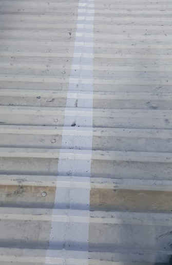 Cut Edge Corrosion Treatment Close Up