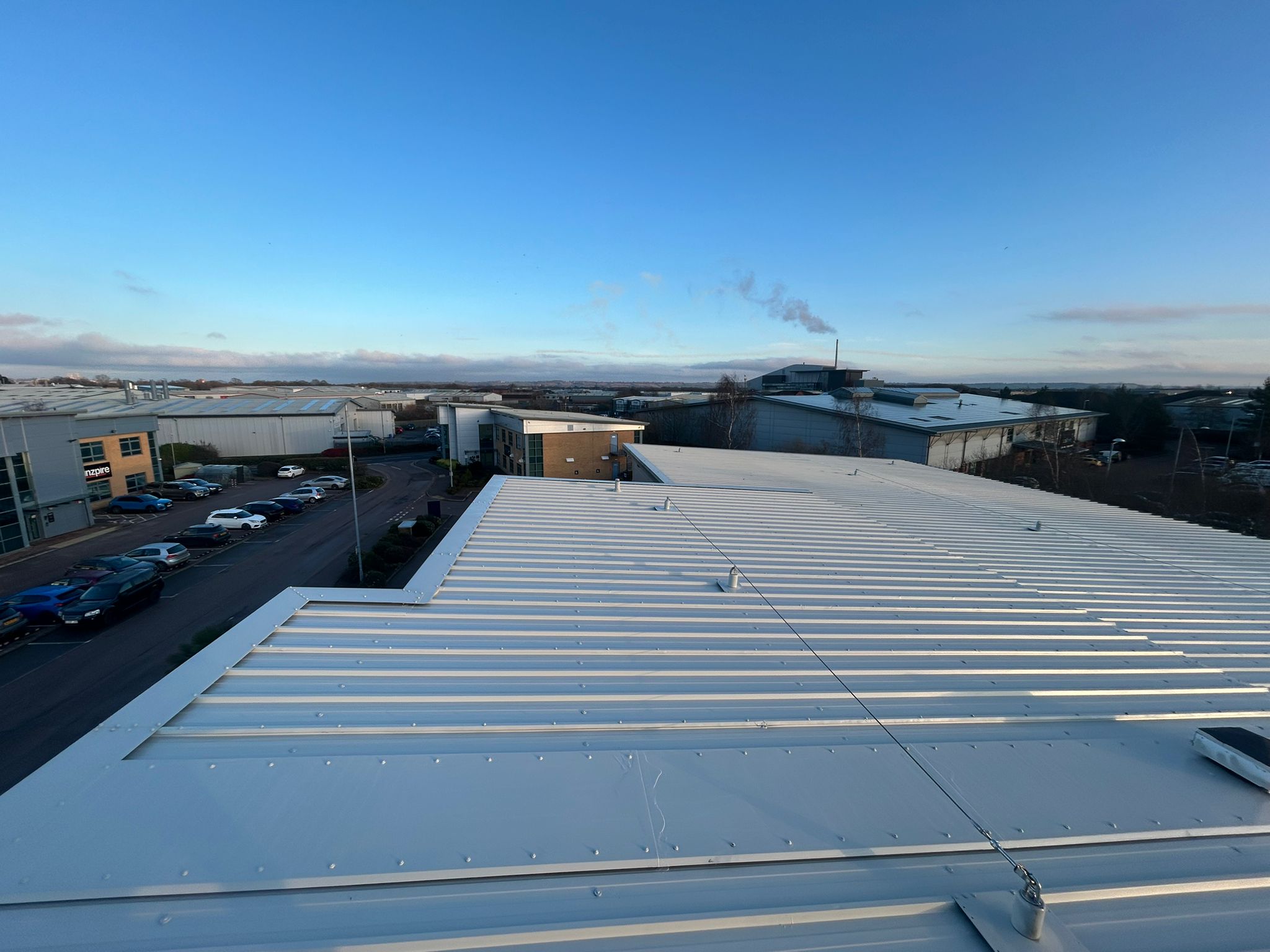 Roof refurb with bolts